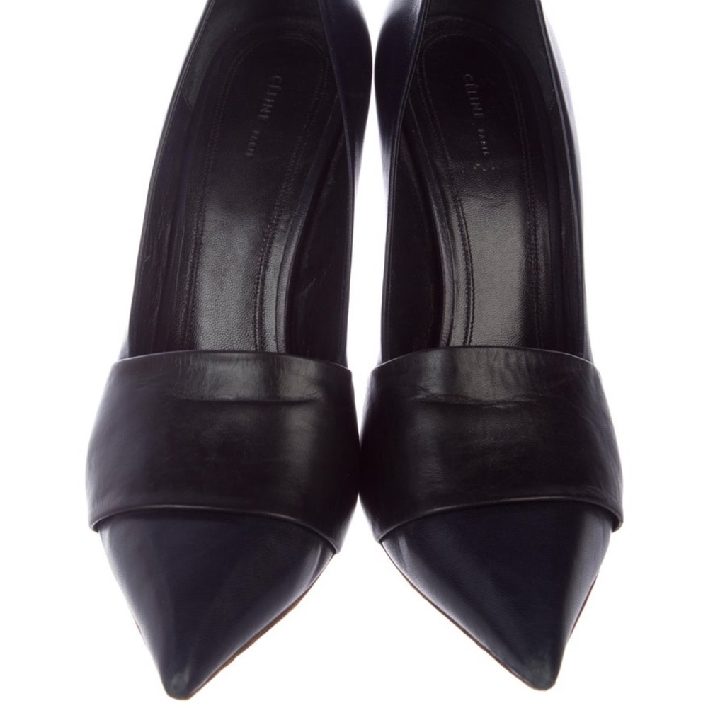 Celine Black Leather Heels - Picture 3 of 5